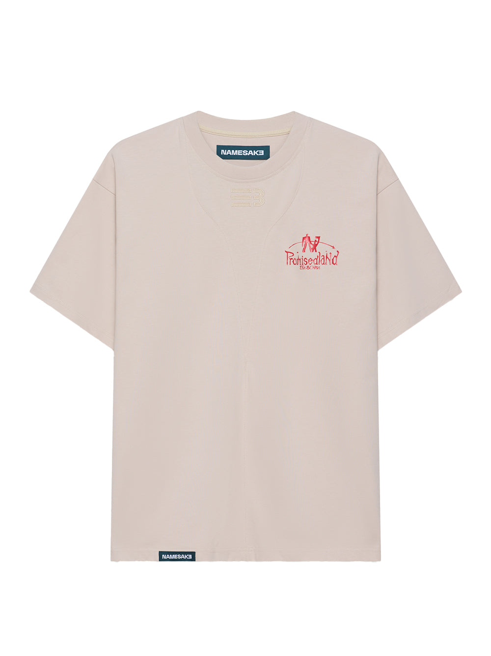 Sava Oversized Roadmap Tee Cannoli Cream Cannoli Cream