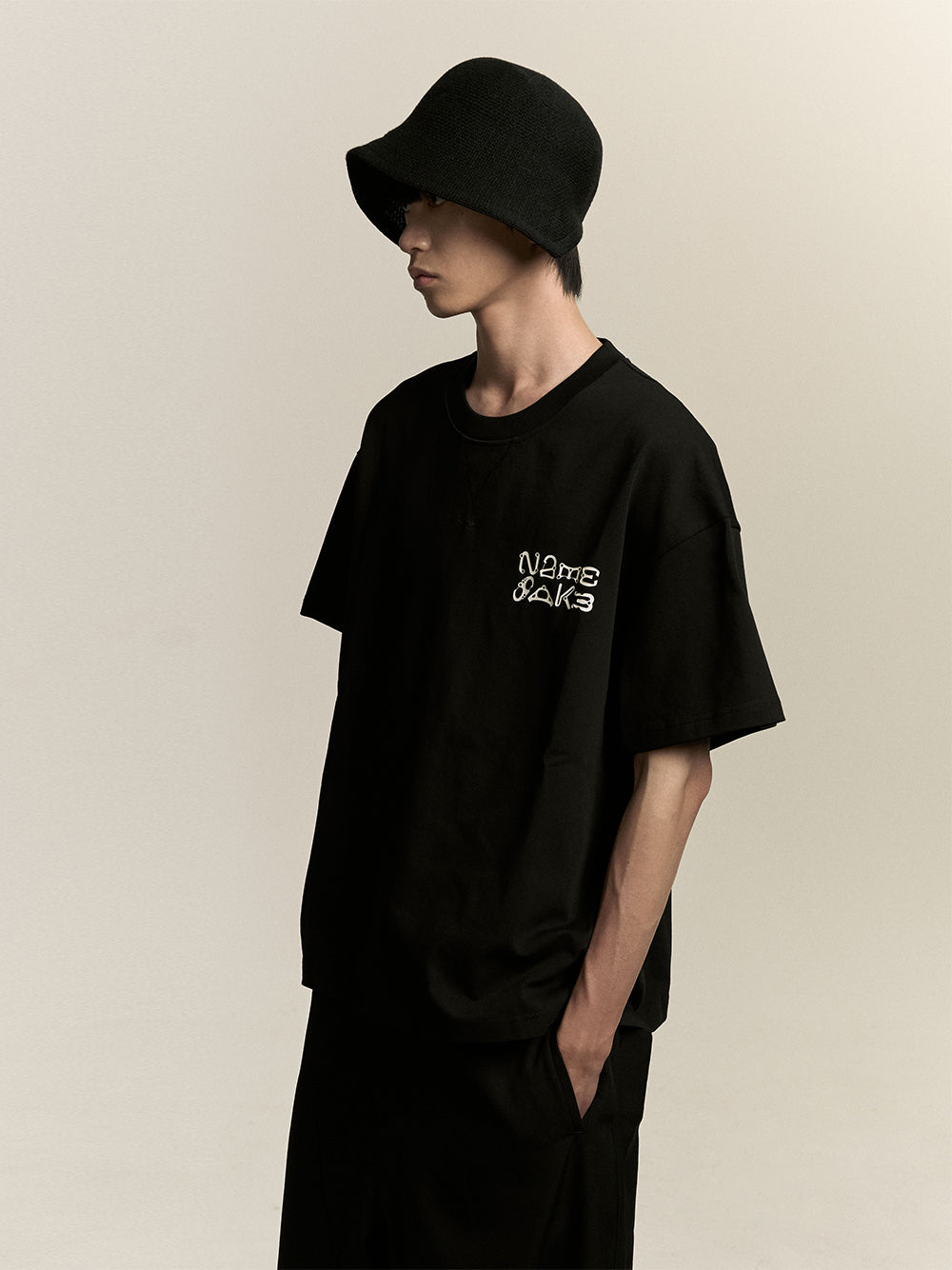 Tobi Oversized Notice Tee Euphoric Black Euphoric Black