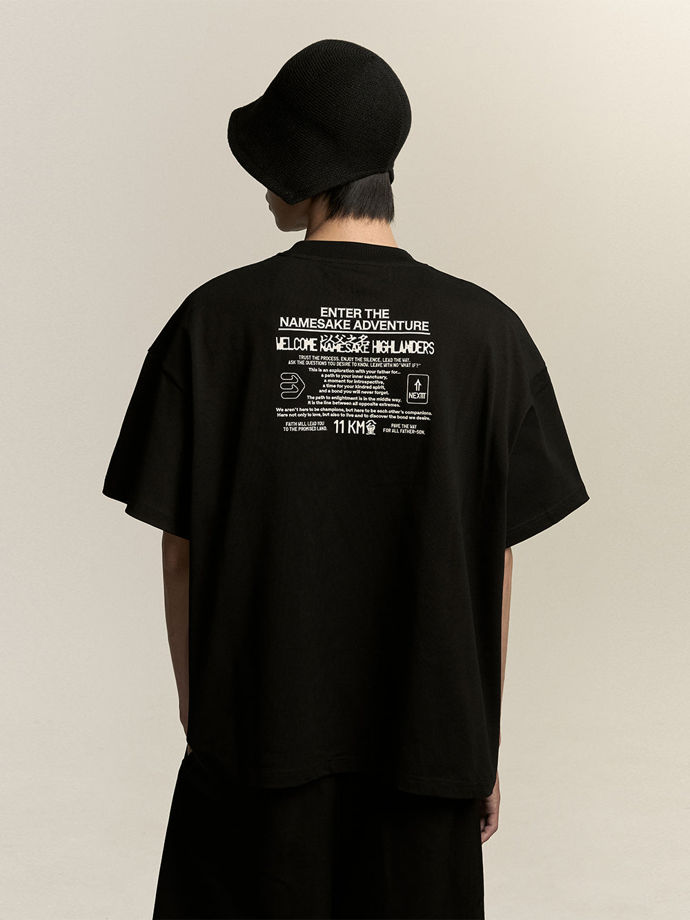 Tobi Oversized Notice Tee Euphoric Black Euphoric Black