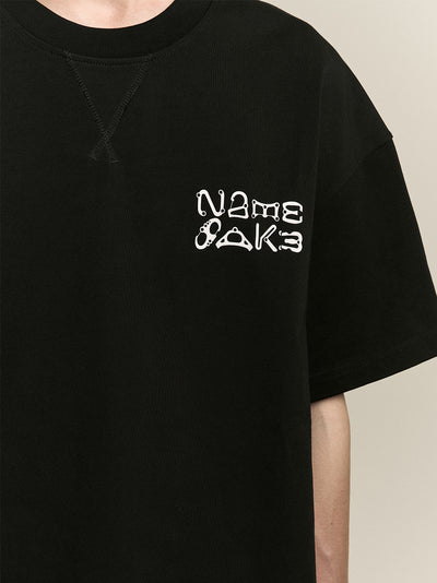 Tobi Oversized Notice Tee Euphoric Black Euphoric Black