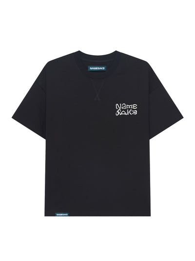 Tobi Oversized Notice Tee Euphoric Black Euphoric Black