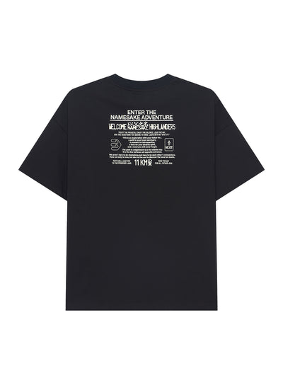 Tobi Oversized Notice Tee Euphoric Black Euphoric Black