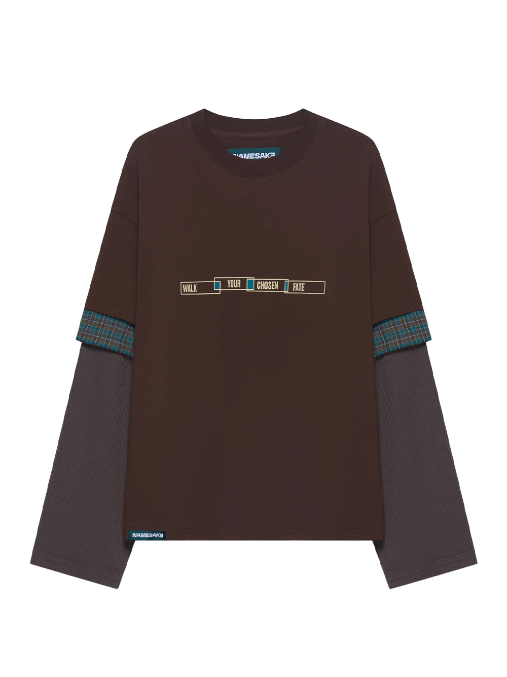 Chuck 3-Layered Tee Stagnant Brown