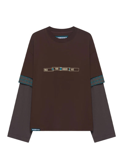 Chuck 3-Layered Tee Stagnant Brown