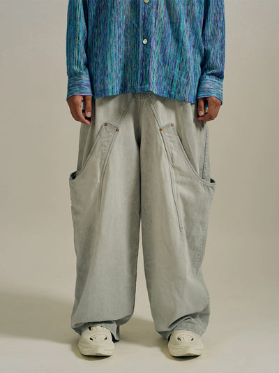 Billie Bibs Denim Pants (Rust Stone)