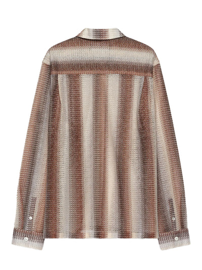 Randolph Weave Shirt (Sandstone Stripe)