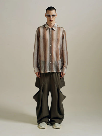 Randolph Weave Shirt (Sandstone Stripe)