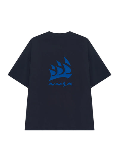 Tobi Oversized 89' Tee (Midnight Sea)