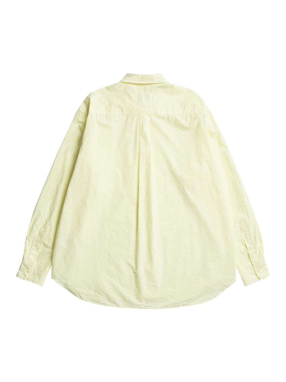 Mo Cotton Tencel Shirt (Pale Yellow)
