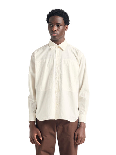 Ole Fatigue Cotton Tencel Shirt (Oatmeal)