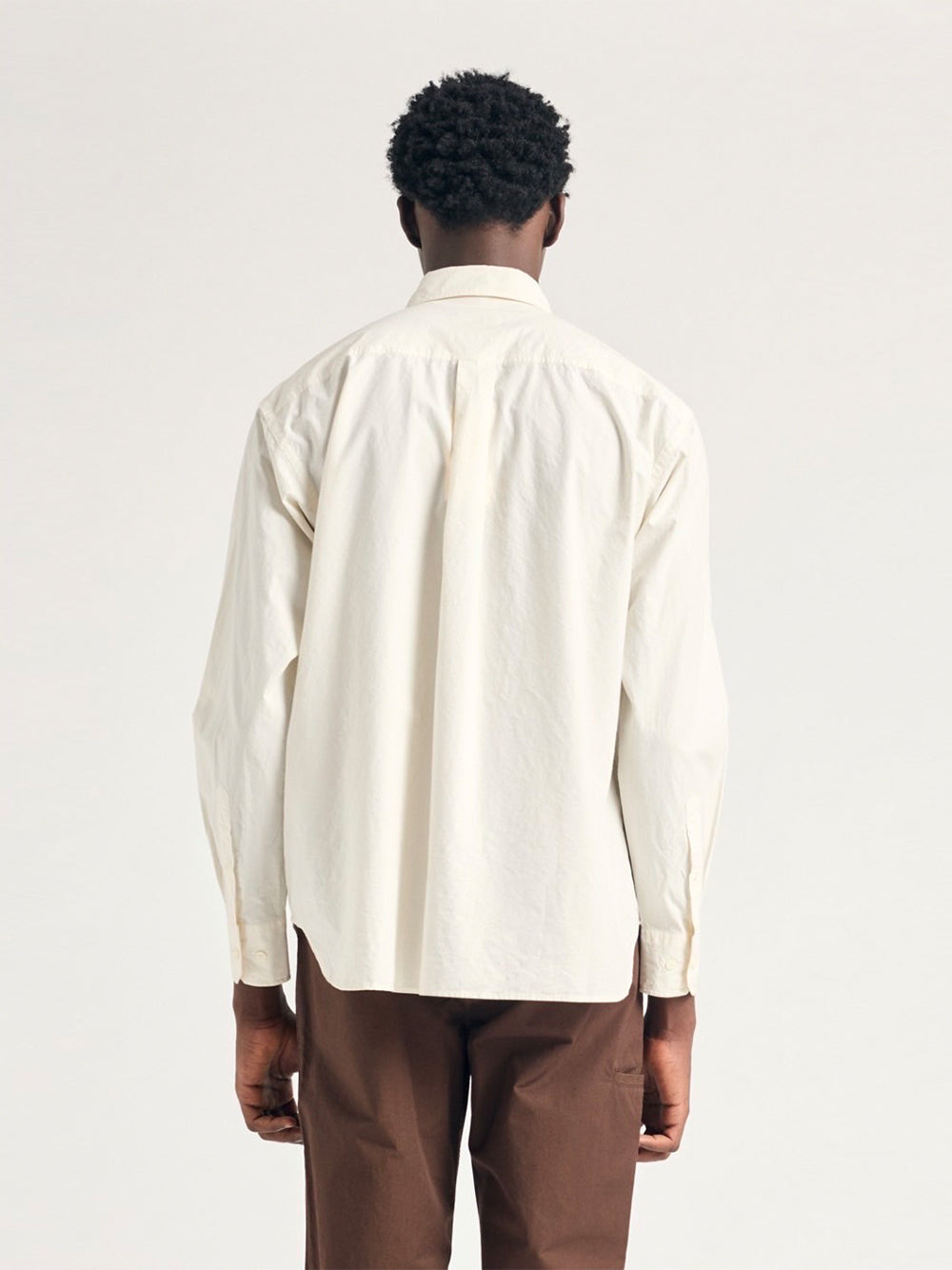 Ole Fatigue Cotton Tencel Shirt (Oatmeal)