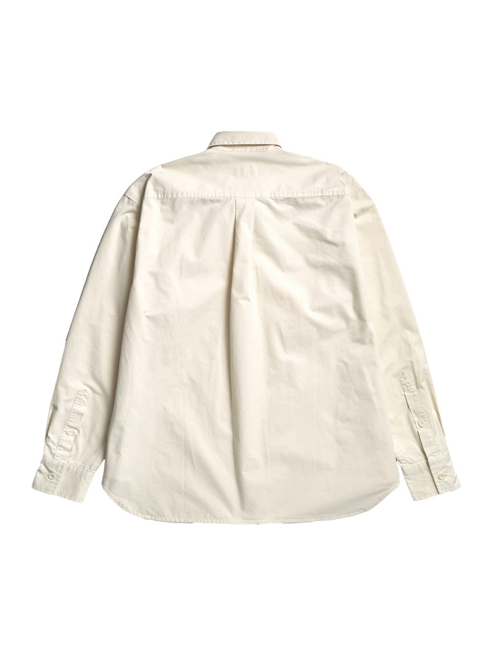 Julius Mineral Dyed Oversize Shirt Ecru