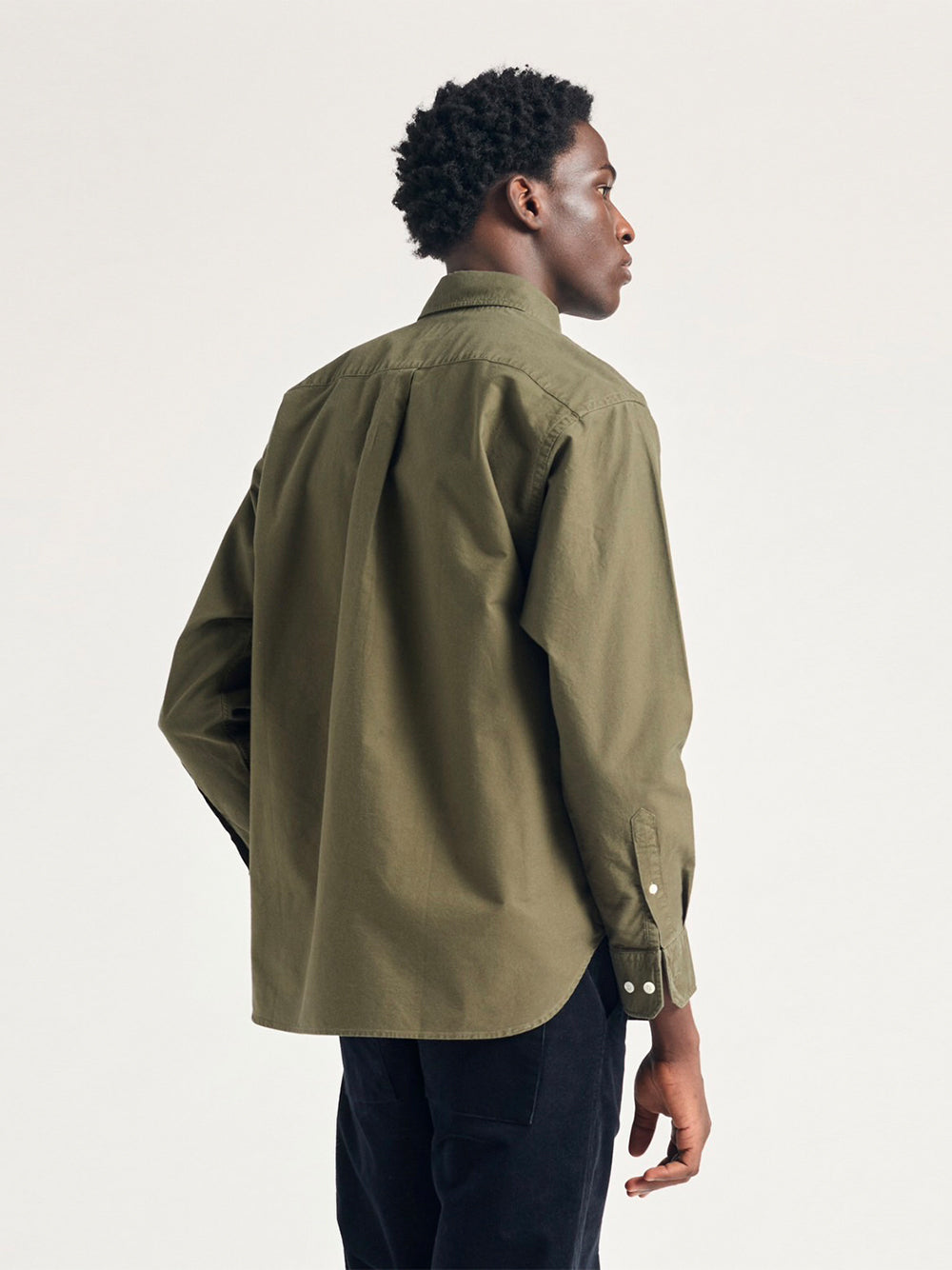 Ole Oversized Gmd Oxford Shirt (Olive Night)