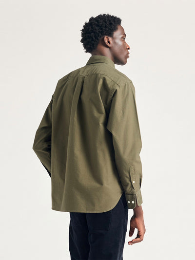 Ole Oversized Gmd Oxford Shirt (Olive Night)
