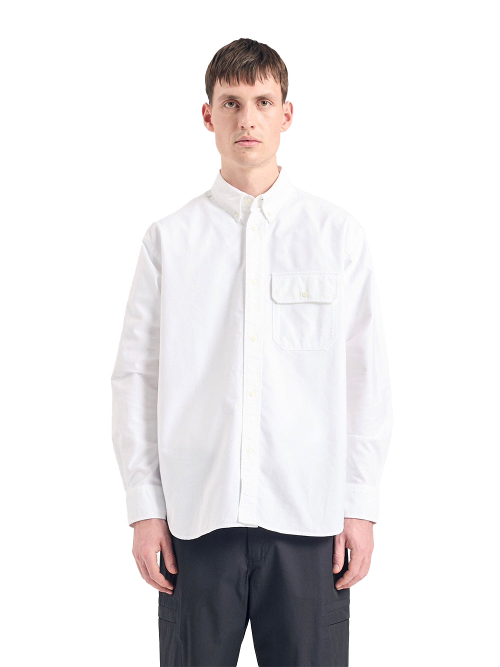 Ole Oversized Gmd Oxford Shirt (White)