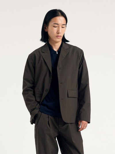 Nilas Alpinix Smart Merino Jacket Seal Brown