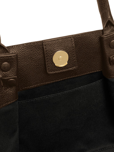 Midi New York Handbag (Mocha)