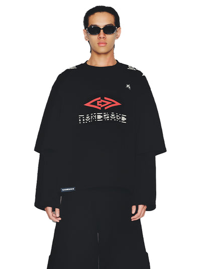 Mayo Double Sleeve Tee (Euphoric Black)