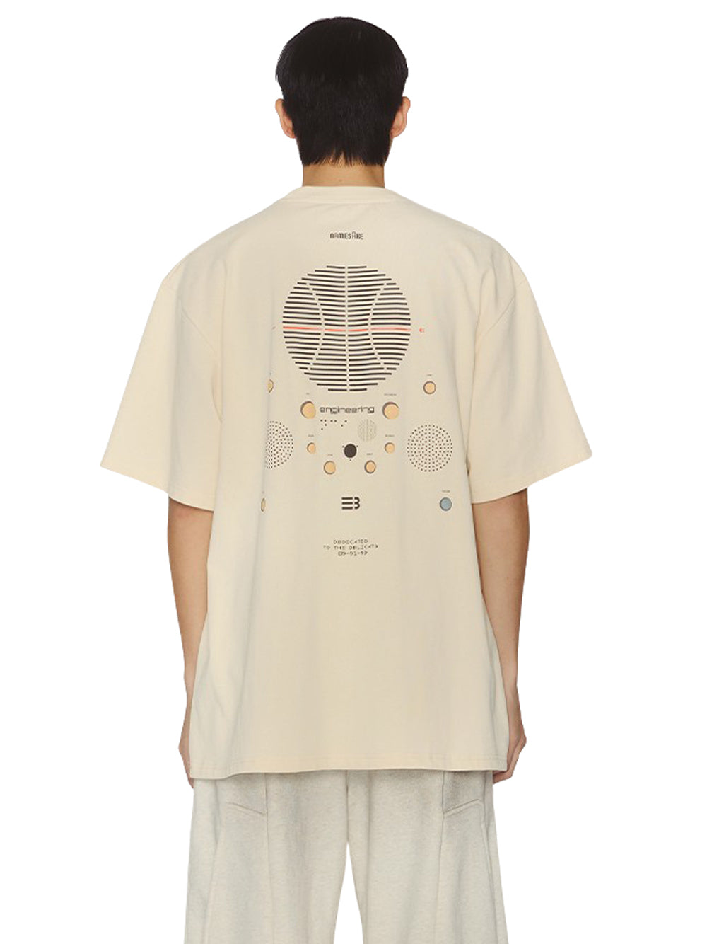 Sava Oversized Speaker Tee (Canoli Cream)