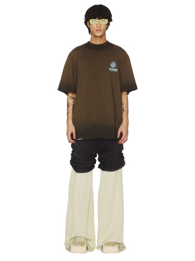 Sava Stained Oversized Estate Tee (Dark Olive)