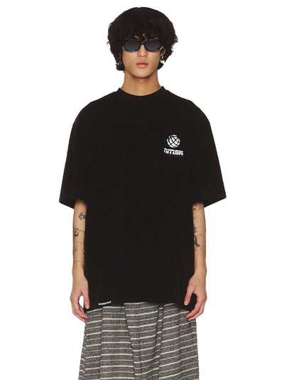 Sava Stained Oversized Estate Tee (Euphoric Black)