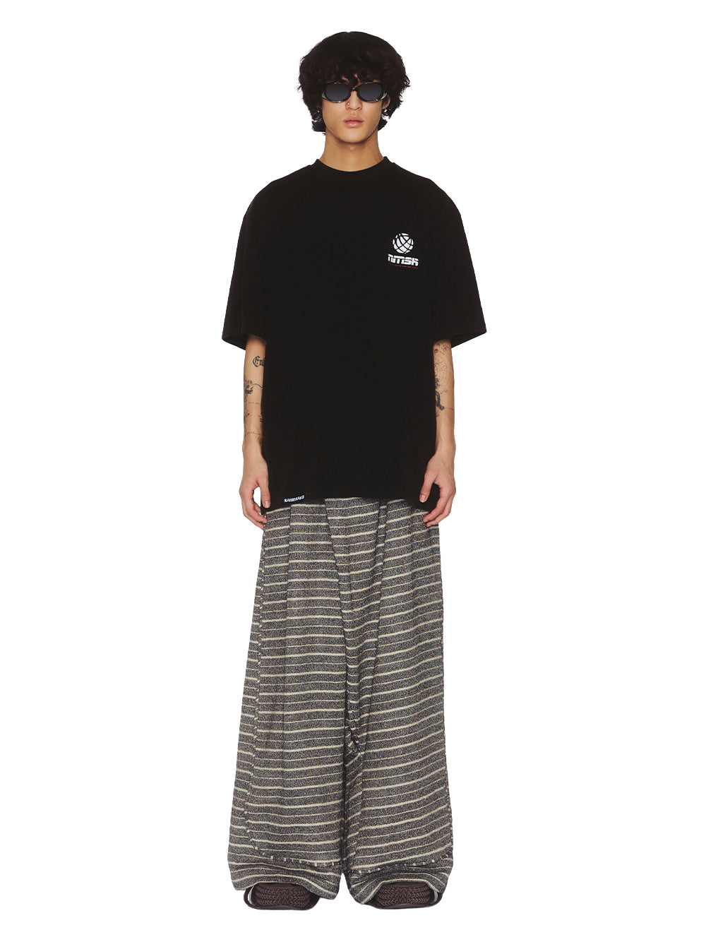 Sava Stained Oversized Estate Tee (Euphoric Black)