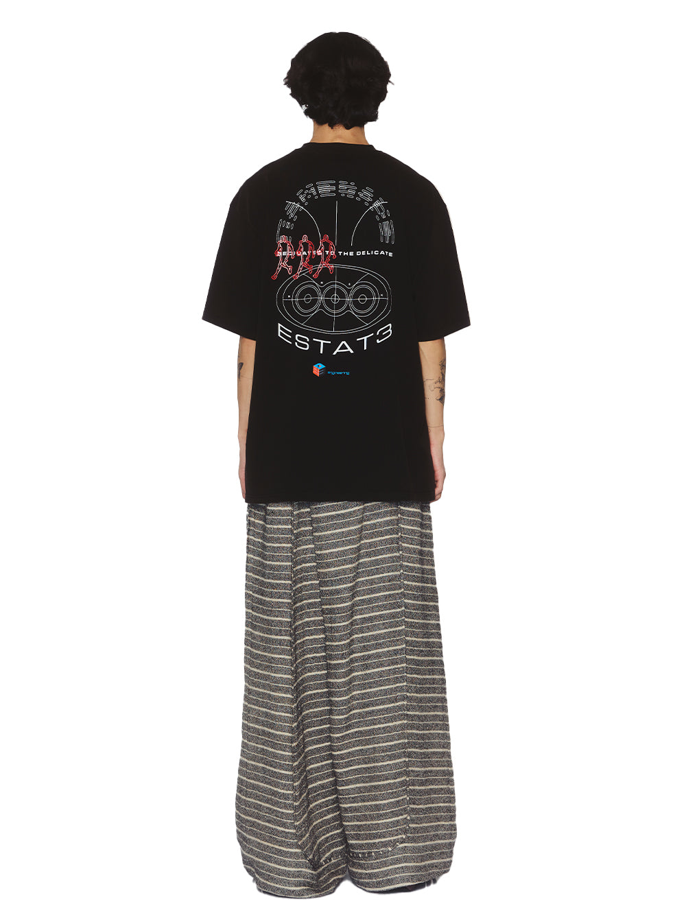 Sava Stained Oversized Estate Tee (Euphoric Black)