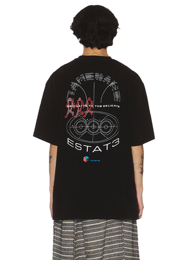 Sava Stained Oversized Estate Tee (Euphoric Black)