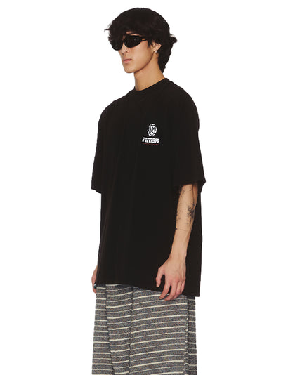 Sava Stained Oversized Estate Tee (Euphoric Black)