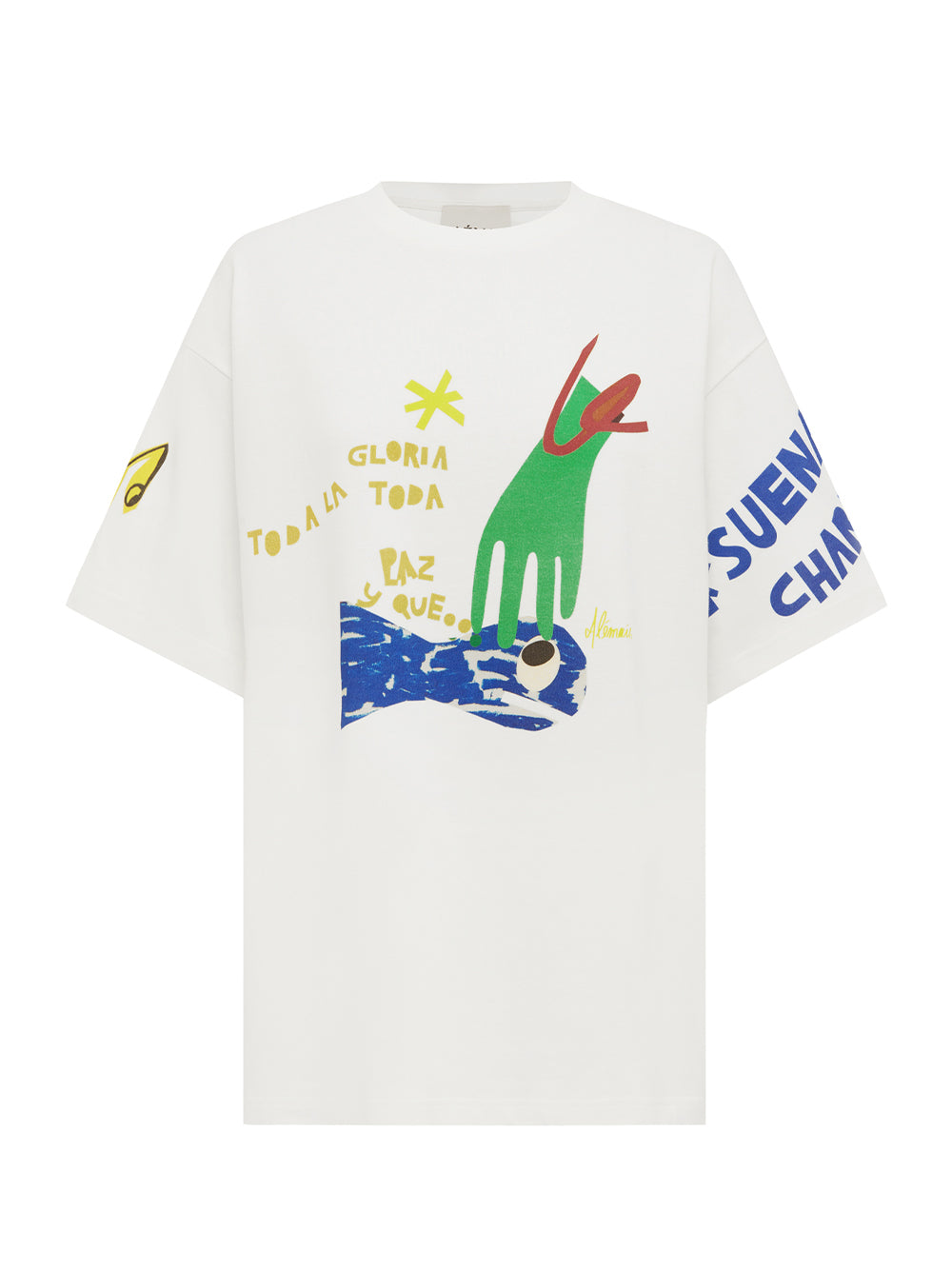 Nadia Fish Tee (Cream)