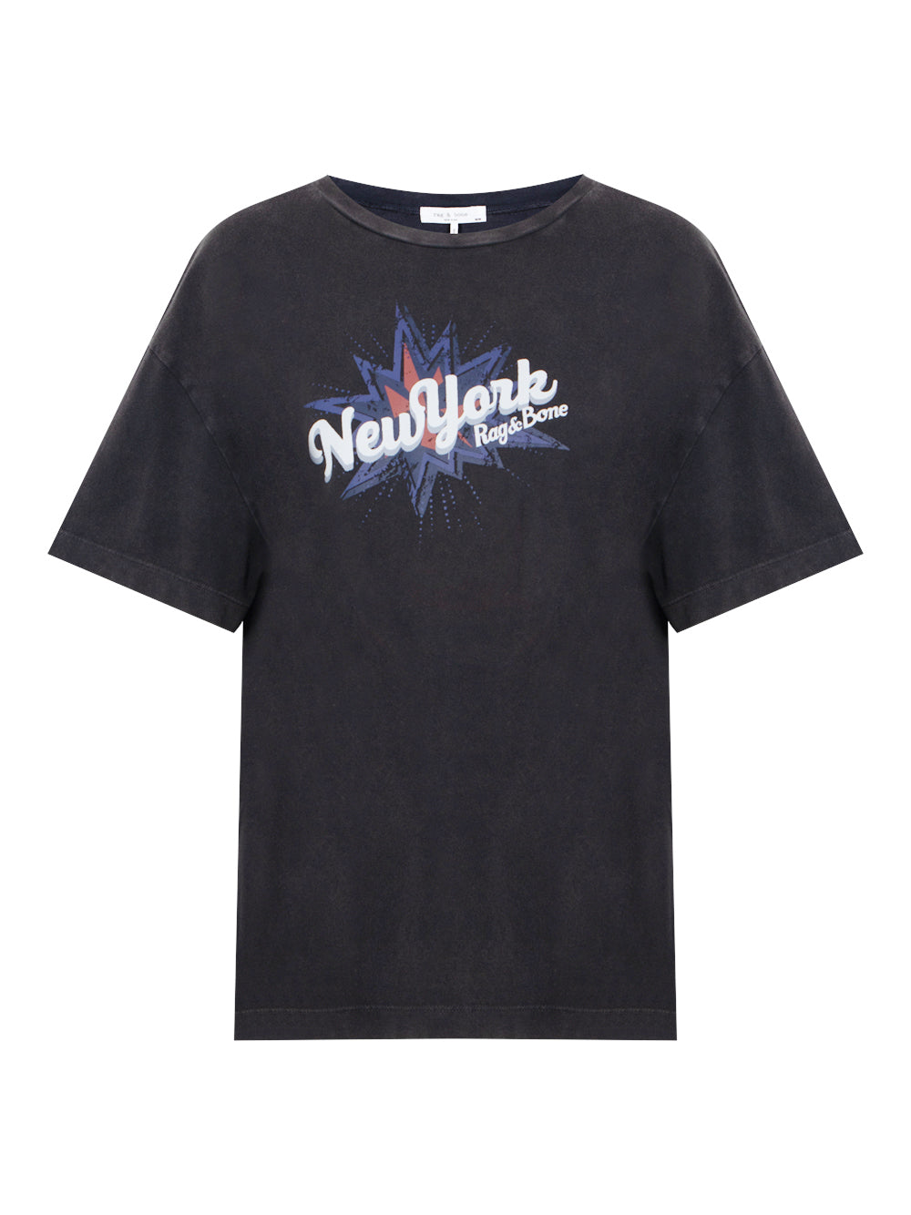 New York Boyfriend Tee (Black Multi)