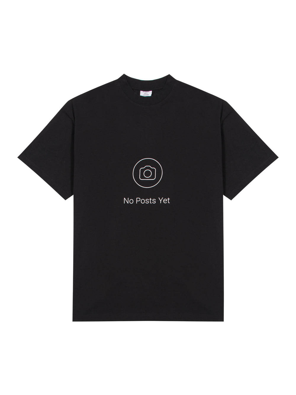 No Posts Regular T- Shirt (Black)