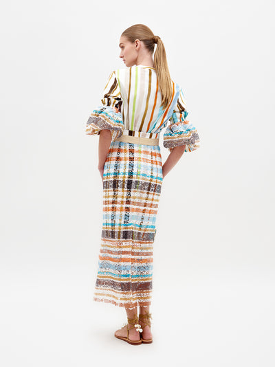 Nuru Blouse (Multicolor Stripe)