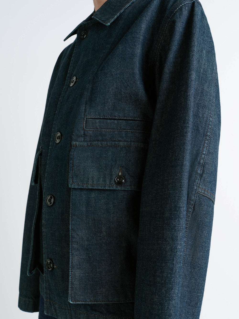 Boxy Jacket Denim Indigo