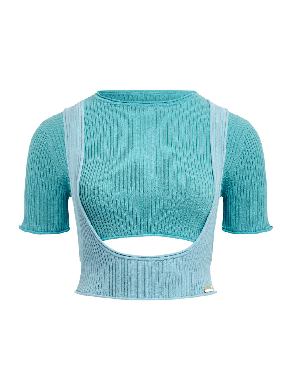 Olympus Rib Knit Top (Sky Blue)