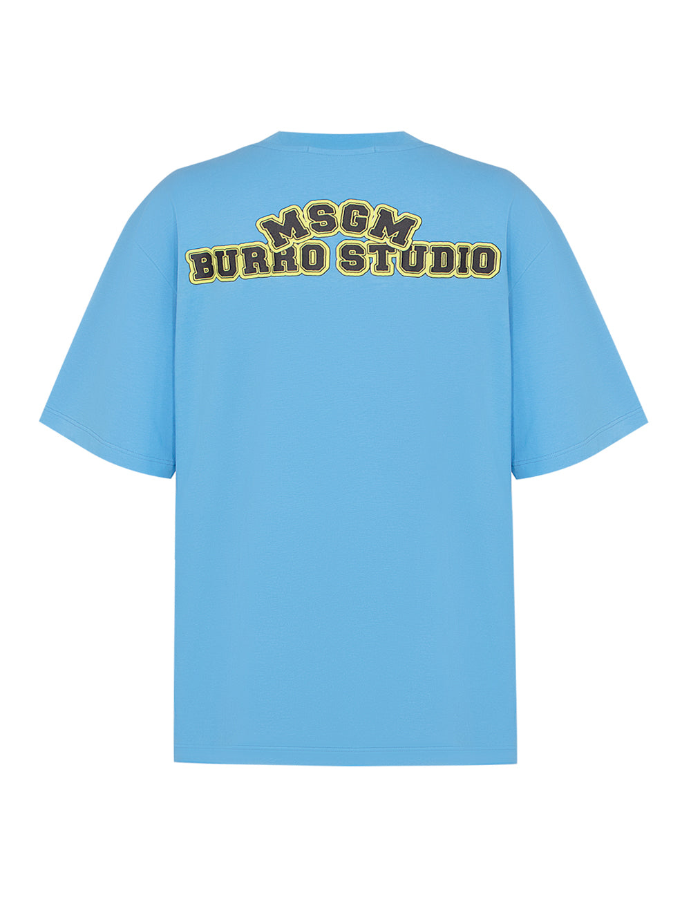 Organic Cotton "Fantastic Green Burro Studio" T-shirt (Light Blue)
