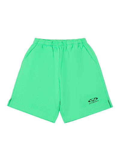 Oval Logo Shorts (Neon Green)