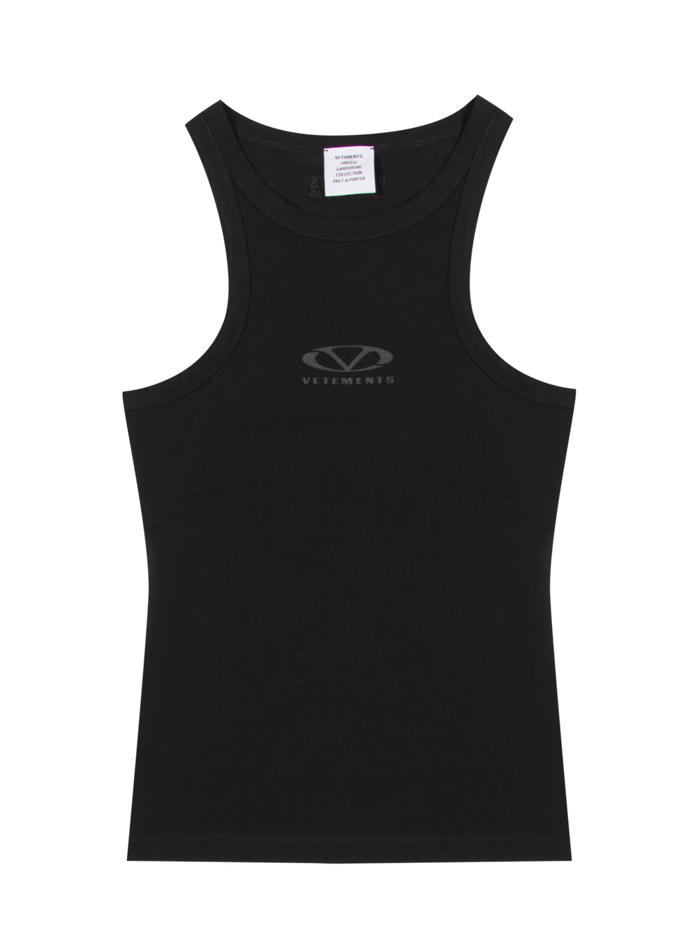 Oval Logo Tank Top (Black)