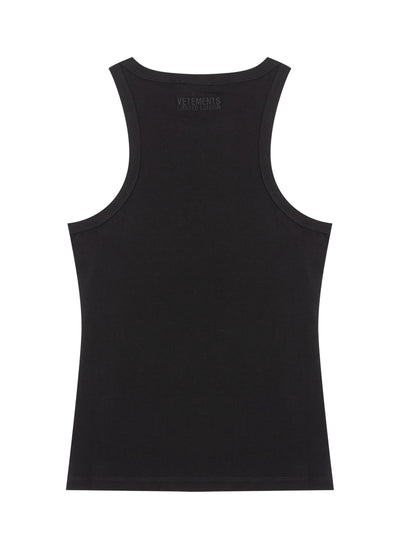 Oval Logo Tank Top (Black)