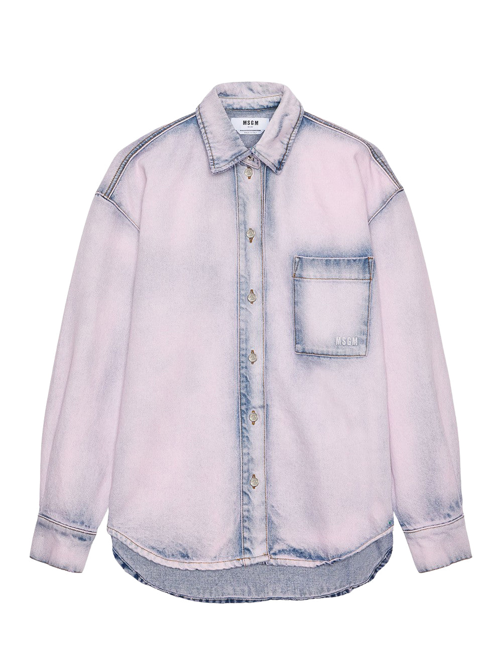 Overdyed Denim Shirt (Candyfloss)