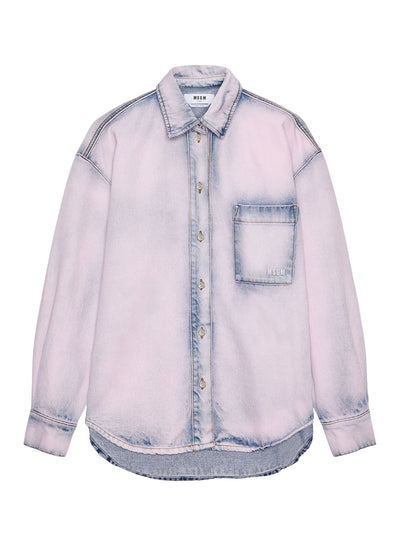 Overdyed Denim Shirt (Candyfloss)