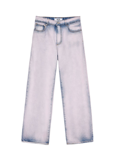 Overdyed Denim Trousers (Candyfloss)