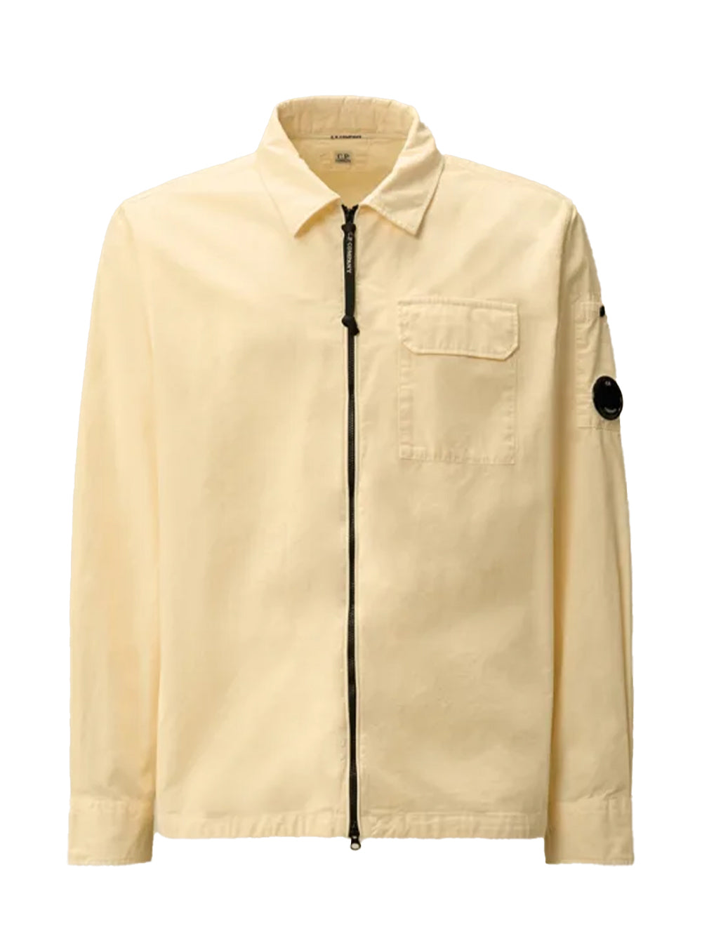 Overshirt In Organic Gabardine (Pistachio Shell)