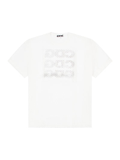 Oversize Mesh T-Shirt (White)