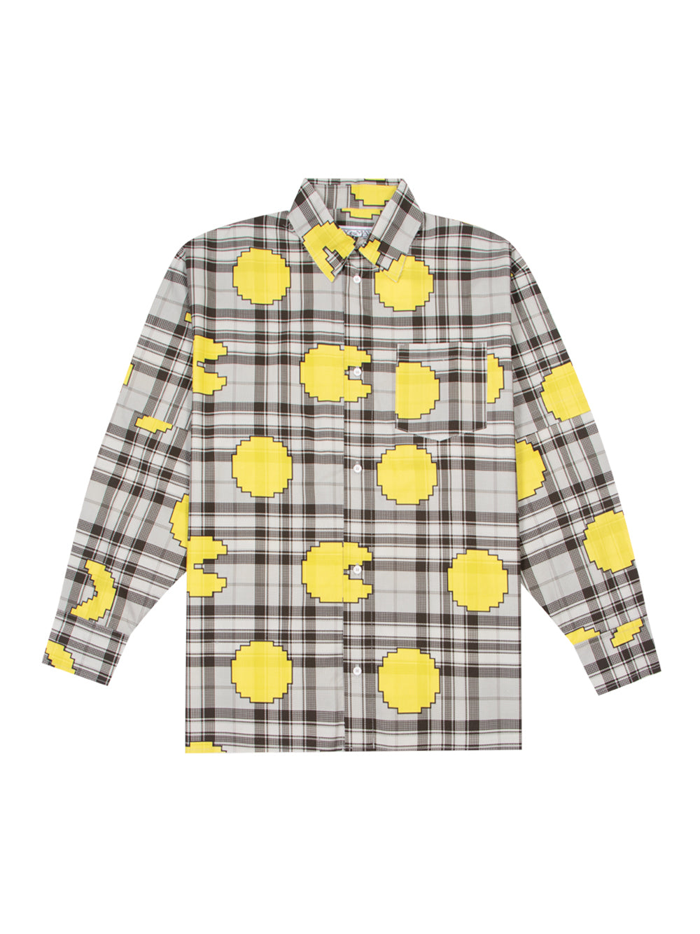 Oversize Printed Shirt 03 (Brow Brown Check)