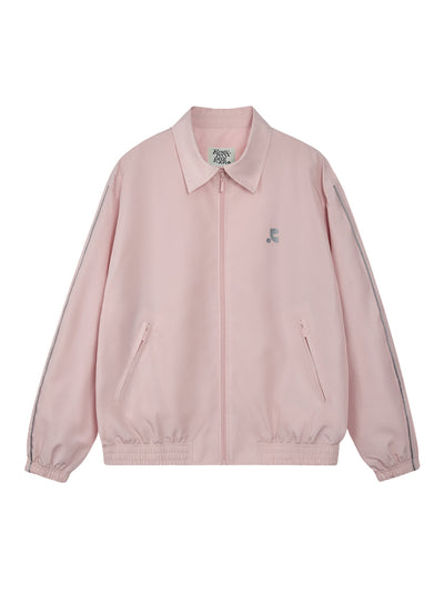 Oversized Collar Jacket (Pink)
