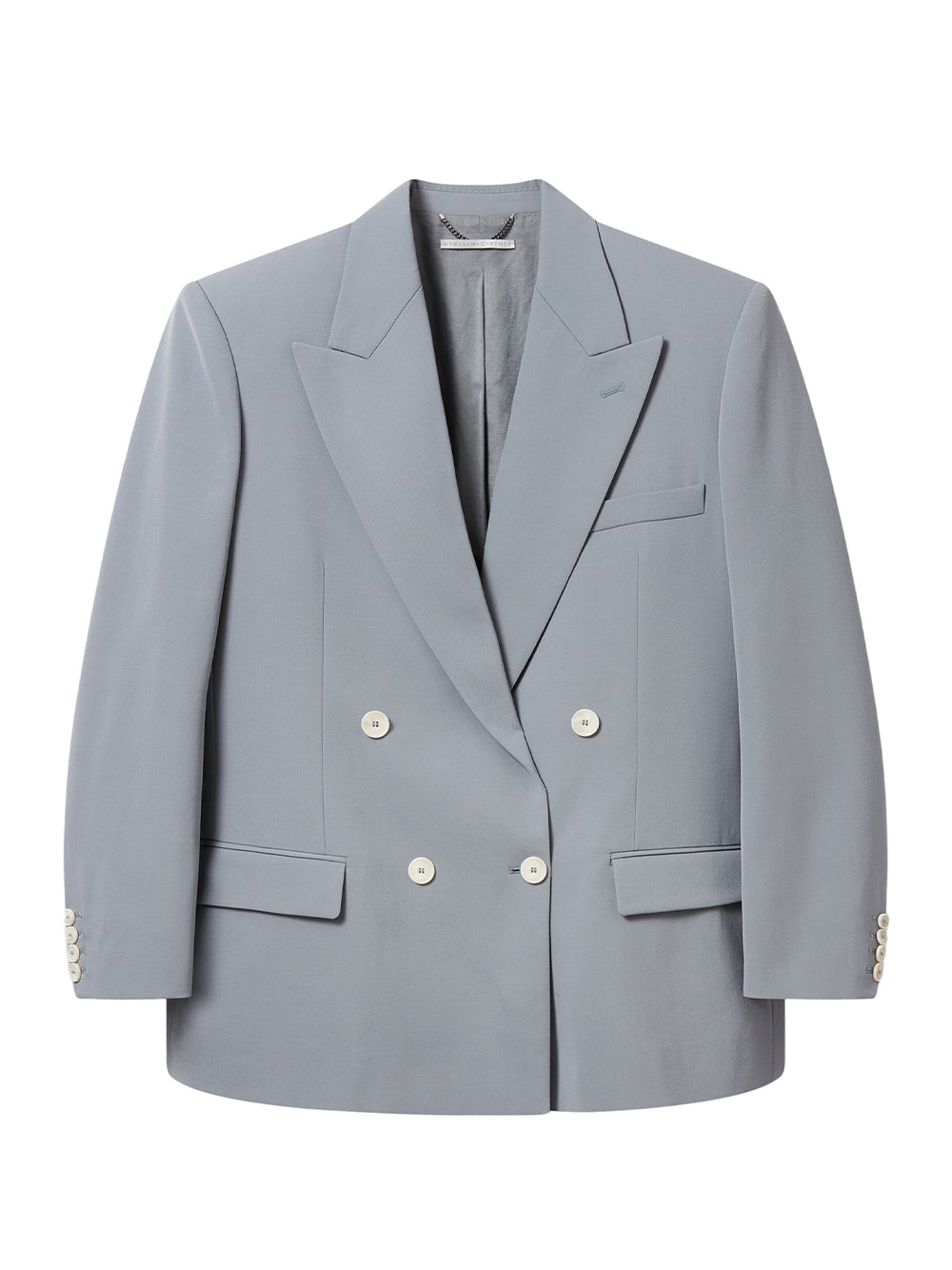 Oversized Double-Breasted Blazer (Mist)