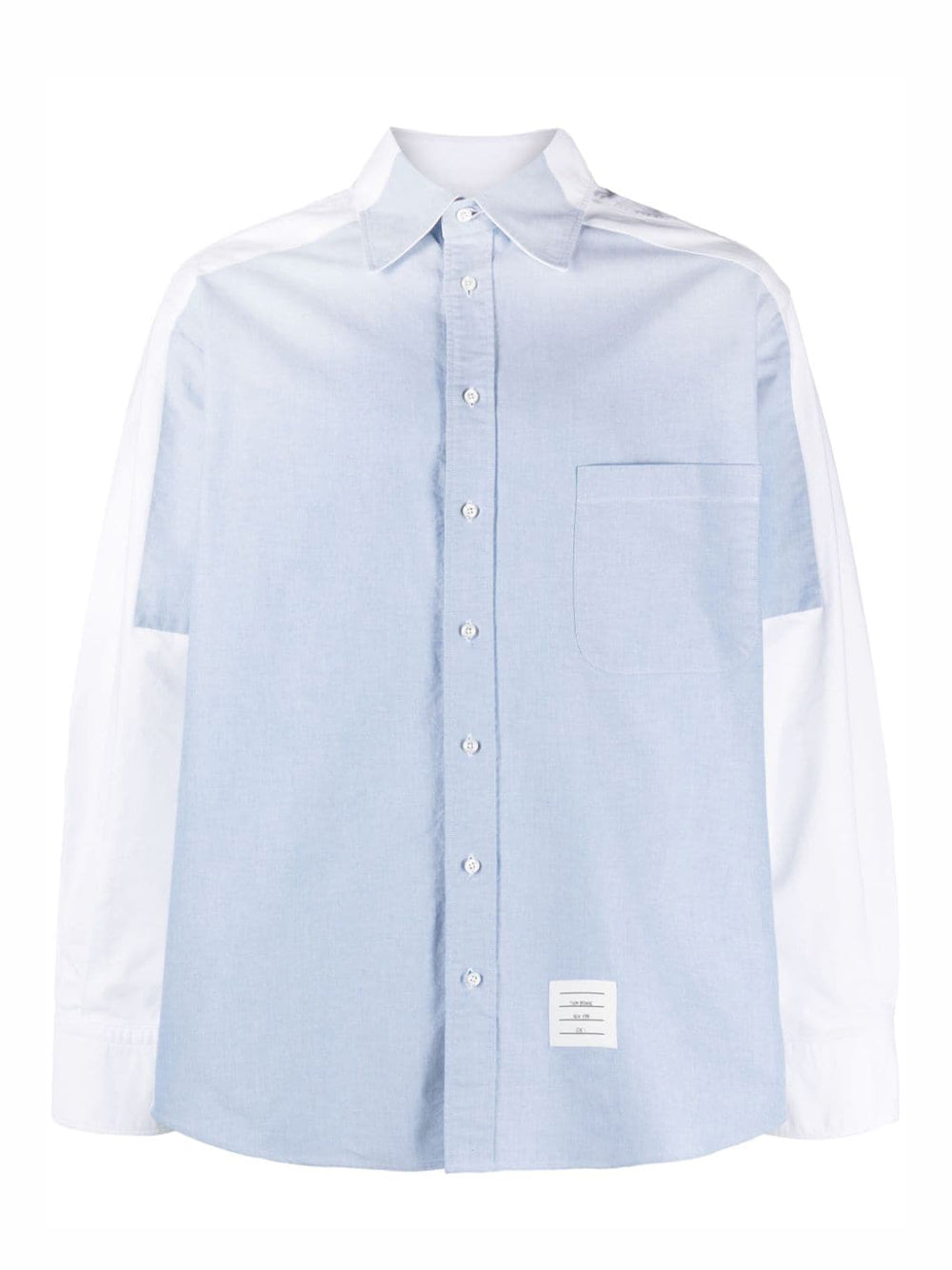 Oversized Long Sleeve Shirt W/Halo (Oxford White)