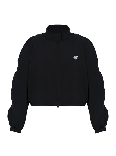 Oversized Track Jacket (Black)