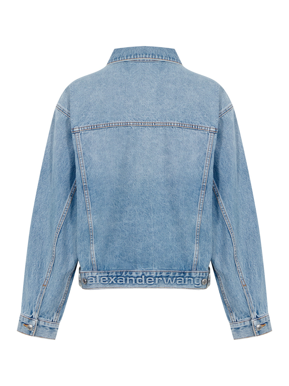 Oversized Trucker Jacket (Light Indigo)